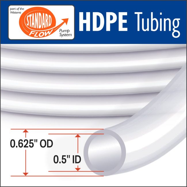 Waterra HDPE Standard Flow Tubing