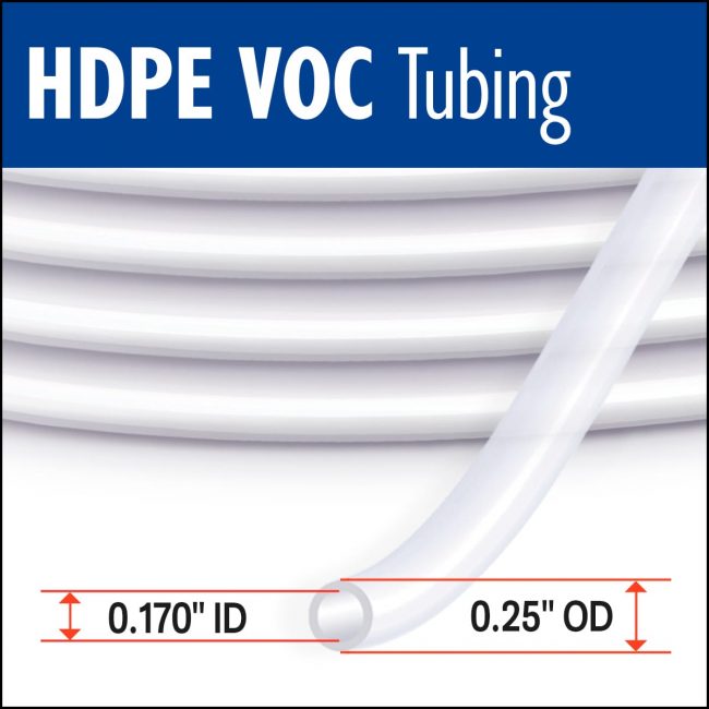 Waterra Pumps High Density Polyethylene VOC Tubing for Groundwater Sampling