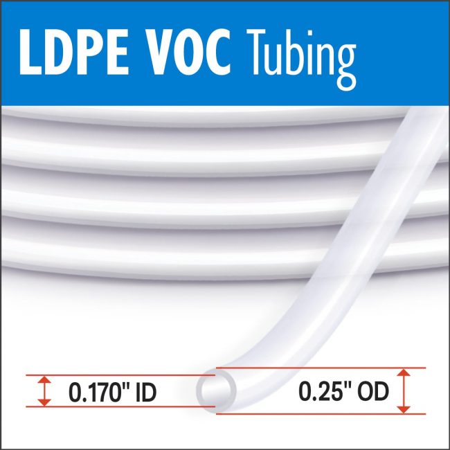 Waterra Pumps Low Density Polyethylene VOC Tubing for Groundwater Sampling