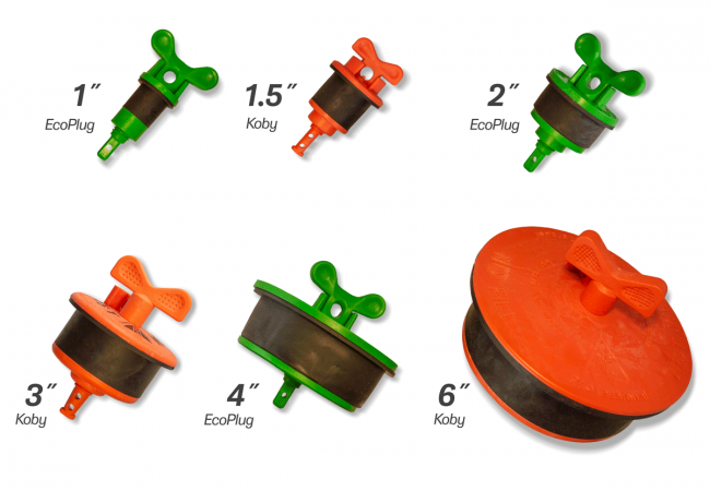 Waterra Well Plugs - Various sizes